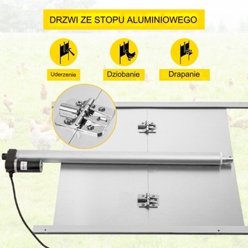 Automatyczne drzwi do kurnika timer+czujnik