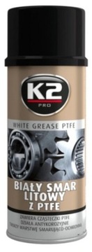 K2 biały smar litowy z PTFE teflonem 400 ml W121