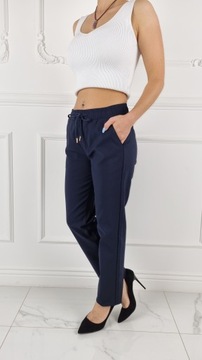 #ЭЛЕГАНТНЫЕ ЖЕНСКИЕ БРЮКИ - ДЛИННАЯ ЗАВЯЗКА Резинка