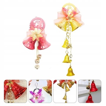 2шт подвесные рождественские украшения Jingle Bell