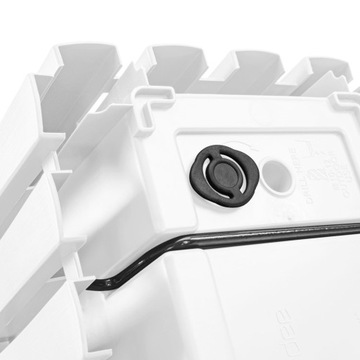 3x подвесных балконных ограждения для цветочных горшков DDEF400W Белый