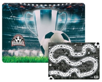 PODKŁAD LAMINOWANY PIŁKA NOŻNA 40x28,5cm + GRA