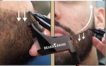 Карандаш-филлер для контура бороды, карандаш для контура бороды Beard Bross Full Beard черный