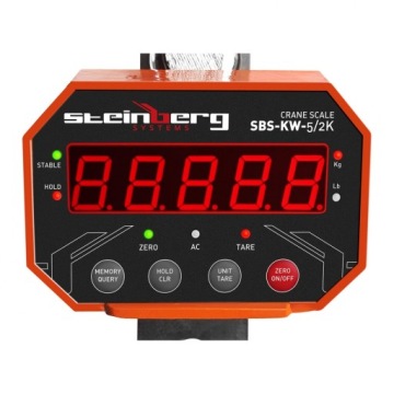 Крюковые весы - 5 т/1 кг - LED STEINBERG 10030083