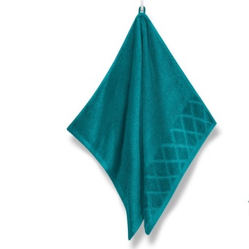 TURKUS RĘCZNIK FROTTE 50X90 SILKY 500 gsm
