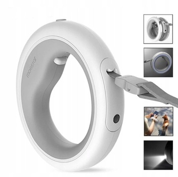 Xiaomi Automatyczna smycz dla psa Moestar 2 LED