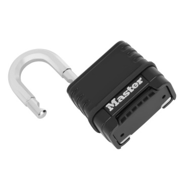 Замок навесной 4-значный, в резиновом корпусе Masterlock M178EURD BOR/OCT 50 мм