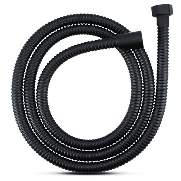 ДУШЕВОЙ ШЛАНГ Душевые ванны Гибкий КОНИЧЕСКИЙ 150 см Черный