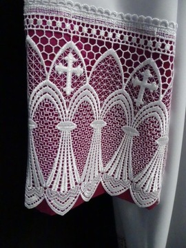 АЛЬБА с гипюром, священник СОФФИТ 164-199см ABG28