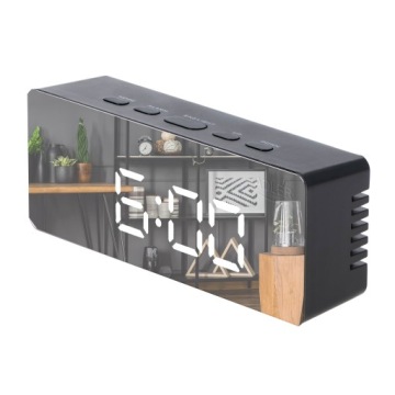 БУДИЛЬНИК ЭЛЕКТРОННЫЕ ЧАСЫ С ЦИФРОВЫМ ТЕРМОМЕТРОМ