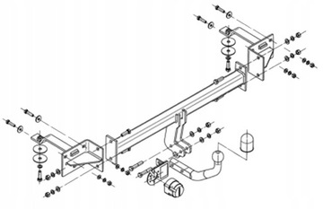 STEINHOF ZAŘÍZENÍ(HÁK) ROZŠROUBOVAT F-048 + 7PIN SVAZEK MODUL