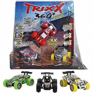 TRIXX 360 BOWL ZESTAW RAMPA SAMOCHODY SKATE PARK