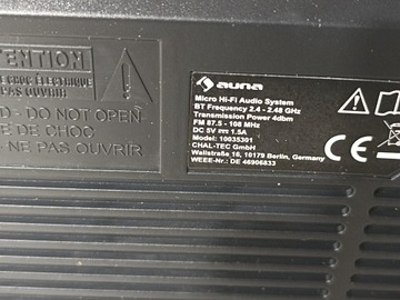 Стереосистема Auna Micro Star