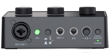 FIFINE AMPLI1 INTERFEJS AUDIO USB DO MIKROFONU XLR PHANTOM +48V