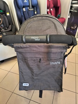 Valco Wózek SNAP 4 tailor made charcoal + przykrycie