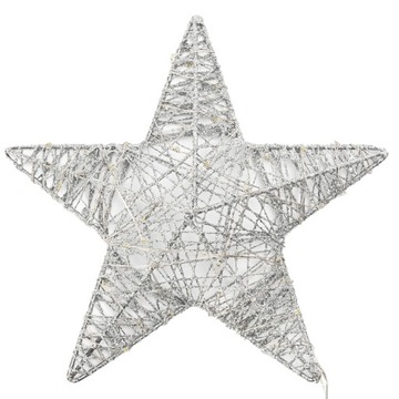 ŚWIECĄCA GWIAZDA LED 23cm PODŚWIETLANA GOLD