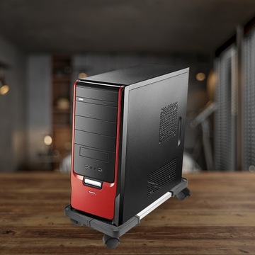 Охлаждающая подставка Колеса для компьютерной тележки Держатель для ноутбука