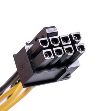 PCI-E GPU 6-контактный на 6+2-контактный 8-контактный переходной кабель 80 см