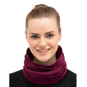 Komin termoaktywny BRUBECK Chusta wielofunkcyjna Wełna merynosa UNISEX S/M