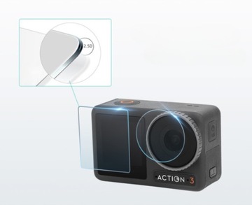 Защитное закаленное стекло 9H для объектива экшн-камеры DJI OSMO 3–6 шт.