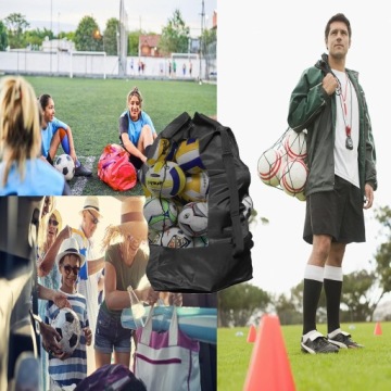 БОЛЬШАЯ СЕТЧАТАЯ СУМКА ДЛЯ МЯЧА, ФУТБОЛЬНАЯ СУМКА, СУМКА ДЛЯ ХРАНЕНИЯ