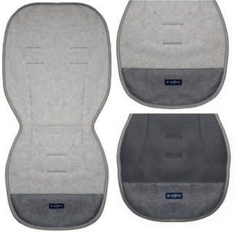 Вкладыш в коляску Премиум шерсть Серый Zaffiro 85 см