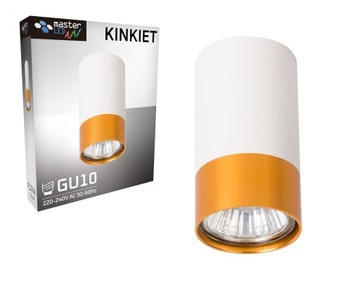 Oprawa Natynkowa GU10 Halogenowa Tuba LED sufitowa