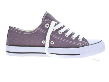 GŁADKIE TRAMPKI WYSOKA JAKOŚC LA01 Grey. r.39