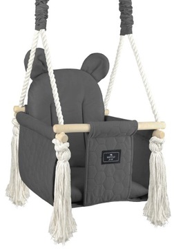 HUŚTAWKA dla dzieci MIŚ VELVET - oryginalna od NATILU - do domu i ogrodu