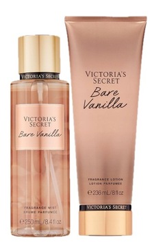 Victoria's Secret Bare Vanilla Mgiełka Balsam - Zestaw - Prezent