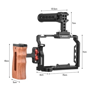 Комплект клетки Andoer из алюминиевого сплава с верхом