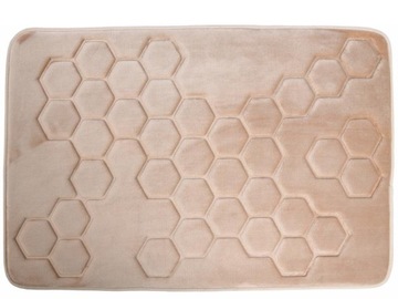 Dywanik łazienkowy 60x90cm beż Honey gruby miękki
