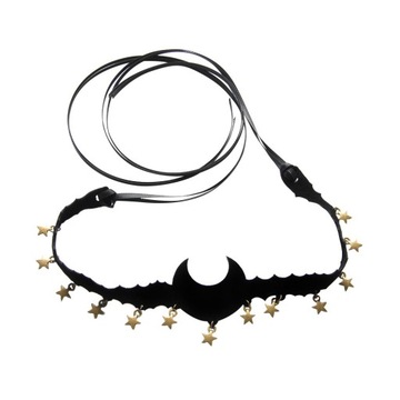 Księżyc Choker Halloween rekwizyt Cosplay łań