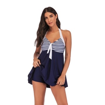 STRÓJ KĄPIELOWY SUKIENKA SZORTY PLUS SIZE 4XL