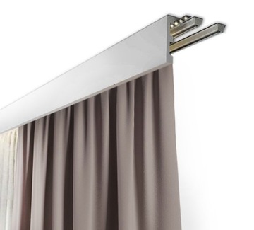Полоска на крышке 10 см, маскирующиеся шторные стержни, здания, шторные стержни LK-01