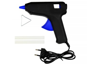 КЛЕЙНЫЙ ПИСТОЛЕТ ДЛЯ ГОРЯЧЕЙ СКЛЕИВКИ + ВСТАВКИ 2 шт.