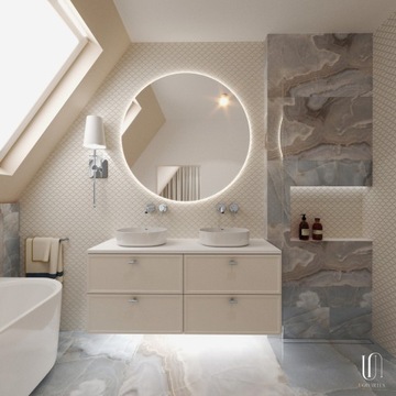 Линейный слив WALL VOGI Duo под плитку 80 см НИЗКИЙ СИФОН fi 50 сталь