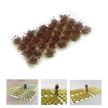 Кластерная трава Искусственная трава Пучки травы Цветочный кластер для стиля F Масштаб 1:35