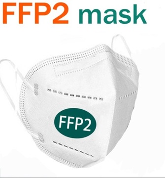 50x MASKA MASECZKA KN95 FFP2 CERTYFIKAT FILTR 95%
