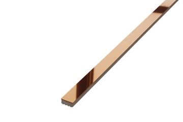 СТАЛЬНАЯ МЕДНАЯ МЕТАЛЛИЧЕСКАЯ ПОЛОСКА, БЛЕСКАЯ МЕДЬ, 2 x 90 см