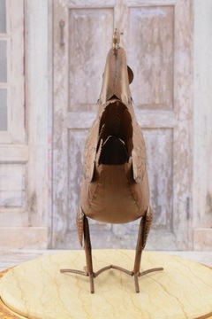 Металлическая курица - садовая фигура - курица садовая статуэтка