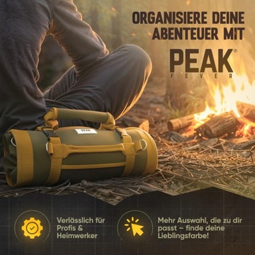 PEAKFEVER Organizer Torba Na Narzędzia Z Paskiem Do Warsztatu i Garażu