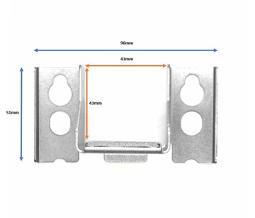 Крючок IKEA для крепления балки кровати, кронштейна для крепления вешалки 43x43 мм