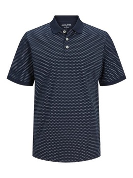 Koszulka polo męska JackJones JJLUIS AOP POLO SS r. XXL 56