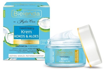 KREM DO TWARZY ODŻYWCZY Z ALOESEM I KOKOSEM BIELENDA COCONUT & ALOE 50ml