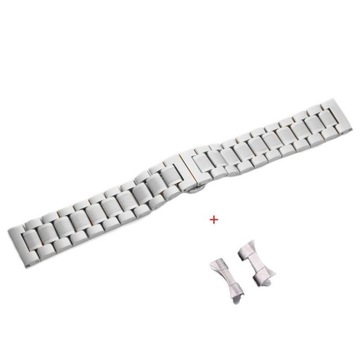 БРАСЛЕТ ДЛЯ ЧАСОВ - 13 ММ - СЕРЕБРО - СТАЛЬ