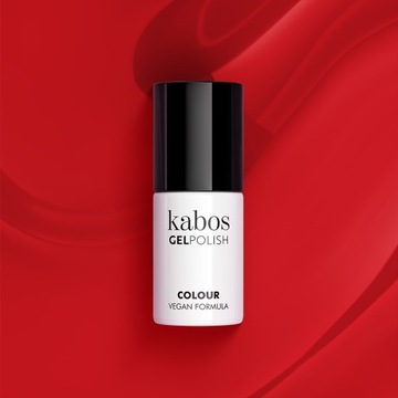 Lakier hybrydowy Kabos GelPolish 021 Vibrant Red