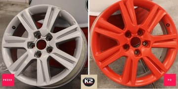 K2-COLOR FLEX GUMA CZERWONY POLYSK 400ML