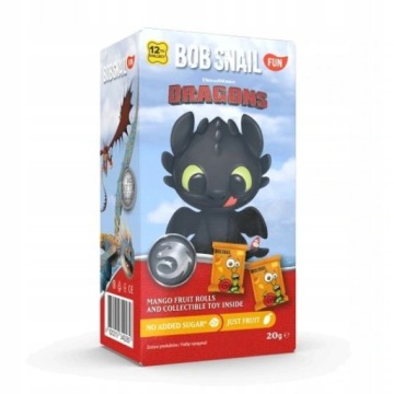 6 шт. перекуска EAT & PLAY манго з брелоком безглютенова 20 г - BOB равлик