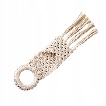 Macrame wiszące ozdoby Frędzla ścianie gobelin